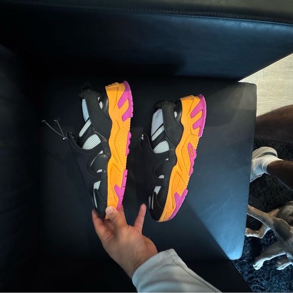 Iceberg Men’s Shoes in Black and Orange - Picture 2 of 3